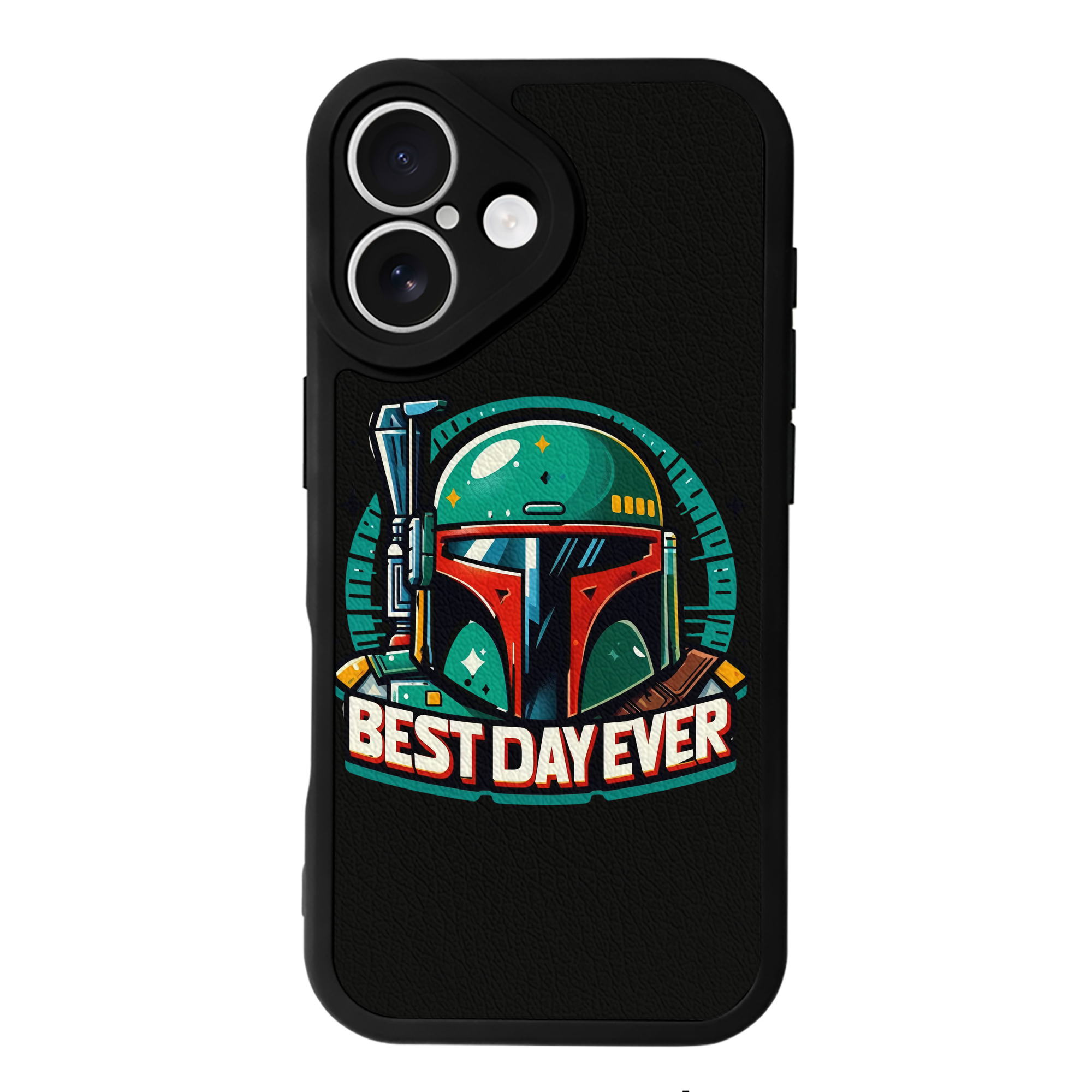 （画像用） スター・ウォーズ Star Wars 【iPhone 16シリーズ対応】シリコンスマホケース（レザー調） 材質：シリコン